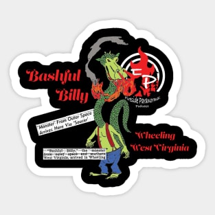 Bashful Billy Sticker